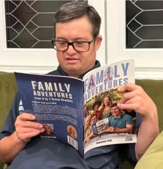 Picture of Book and Family